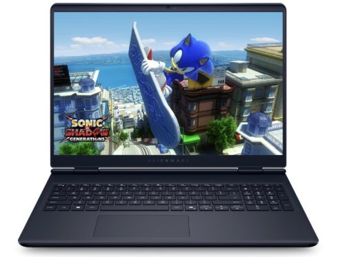 Alienware 16 Auroraゲーミング ノートパソコンの本体の外観