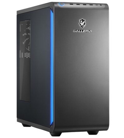 ドスパラのゲーミングデスクトップPC「GALLERIA XPC7A-R57-GD」の本体の外観