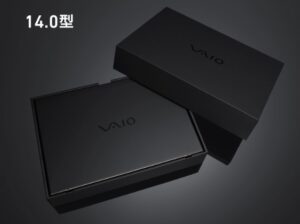 VAIO SX14 (VJS1478) ALL BLACK EDITIONの本体の外観