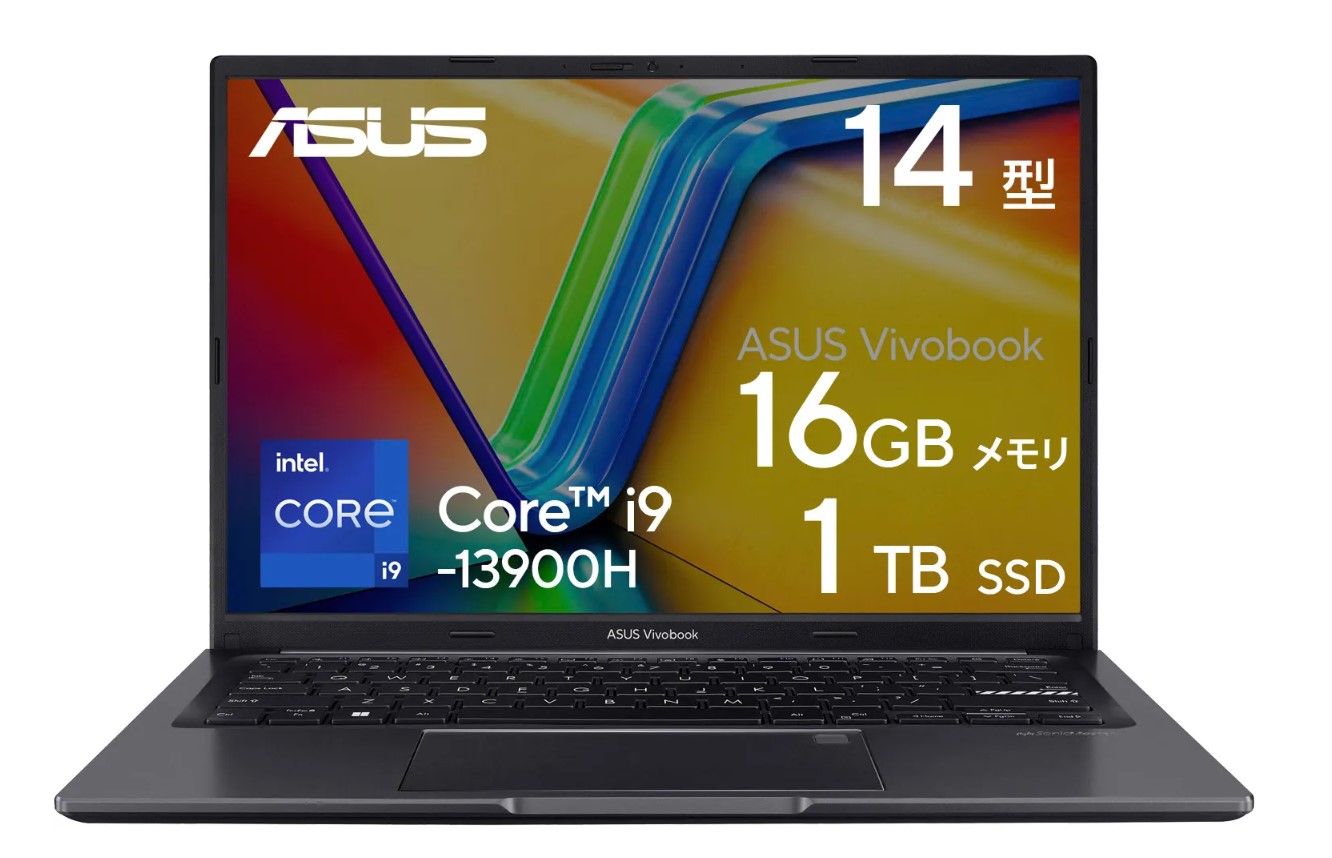 ASUS Vivobook 14 X1405VAの本体の見た目