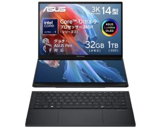 ASUS Zenbook DUO UX8406CA (UX8406CA-U9321W)の本体の外観