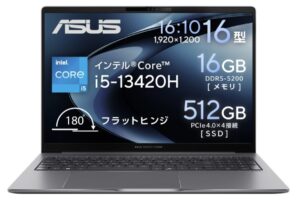 ExpertBook P3 (P3605CVA) (P3605CVA-I516512PROX)の本体の外観