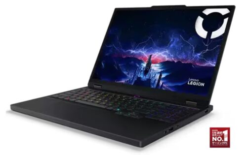 Lenovo Legion 5i Gen 10 - エクリプスブラックの本体の外観