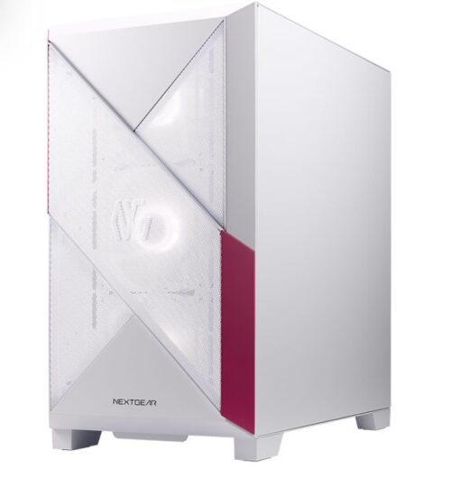 マウスコンピューターのNEXTGEAR JG-A7G60（ホワイト）の本体の外観