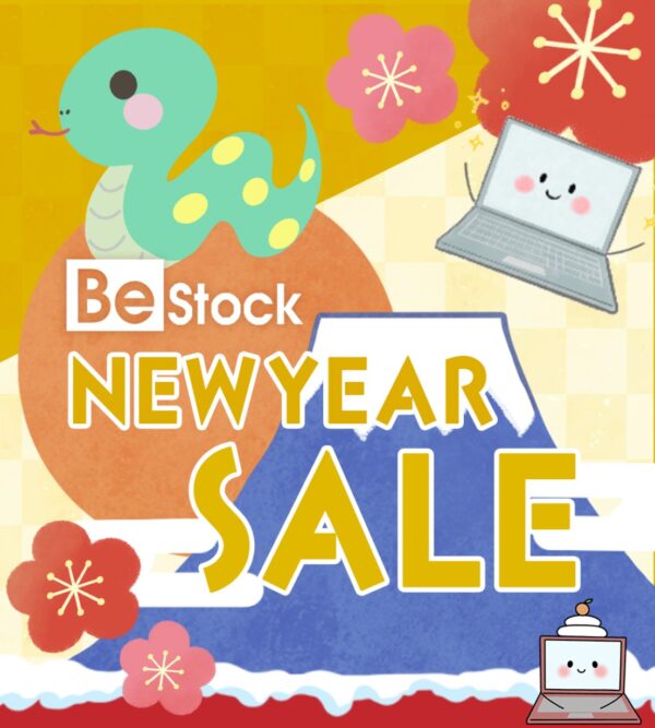 2025年1月に開催のBe-Stockの期間限定セール「new year sale」_公式バナー