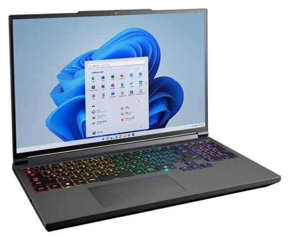 マウスコンピューターのG TUNE H6-A9G60BK-Cの本体外観