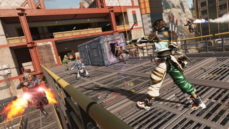Apex Legendsのプレイのワンシーン