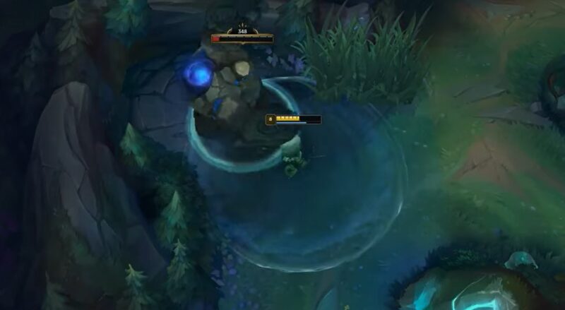 League of Legendsのプレイのワンシーン