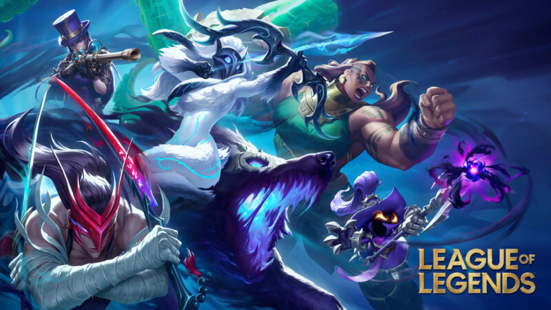 League of Legends公式サイトのメインビジュアル