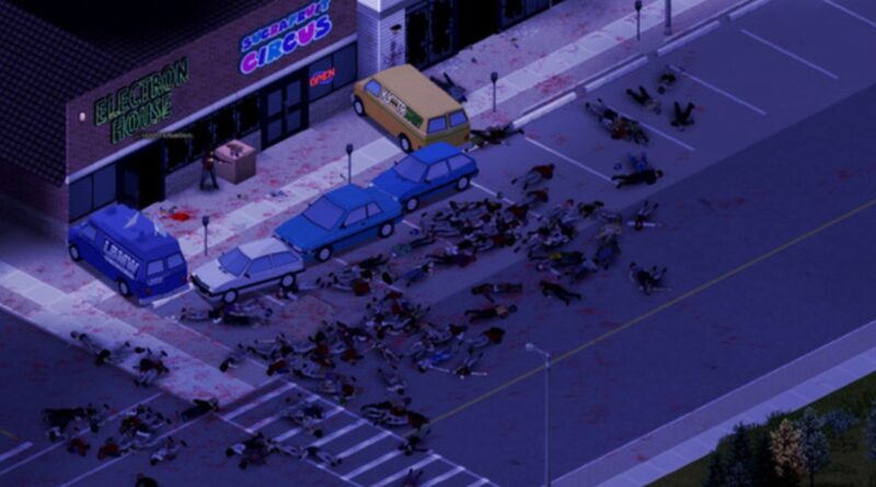 Project Zomboidのプレイのワンシーン