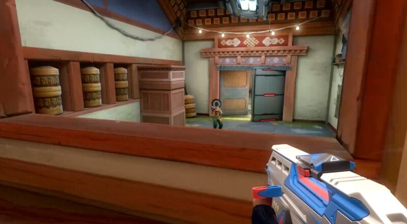 VALORANT（ヴァロラント）をプレイしているワンシーン