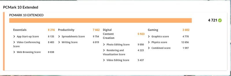 ★LIFEBOOK WU5_J3のビデオ会議に関するベンチマークスコア：8483pt＠PCMARK10