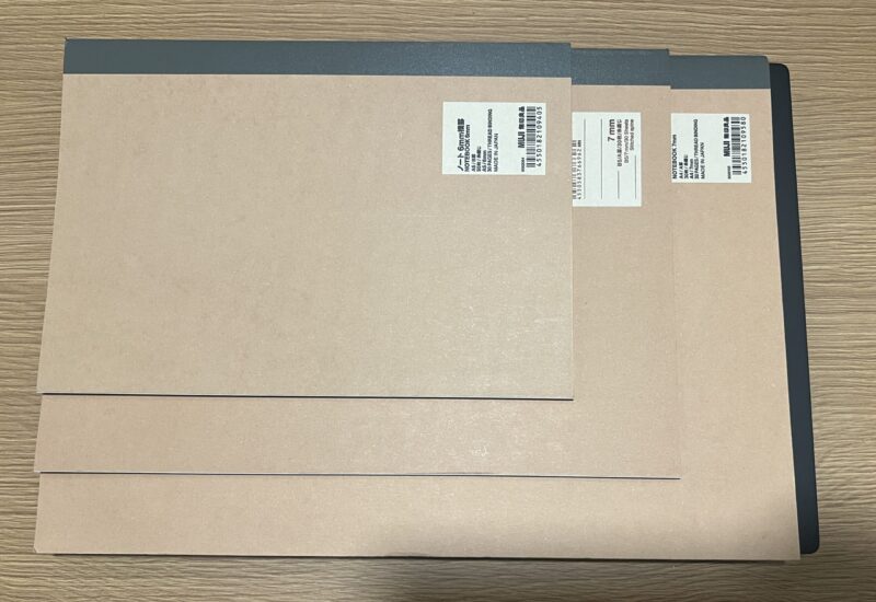 ★LIFEBOOK WU5_J3の本体のサイズはA4ノートとほぼ同じ(少し大きい)くらいのサイズ感