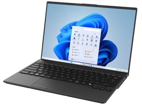 LIFEBOOK WU2_J3 5G（カラー：ピクトブラック）の本体の外観