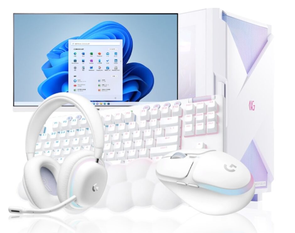 NEXTGEAR JG-A7G70(オーロラコレクションセット)の本体＆アクセサリー類の外観