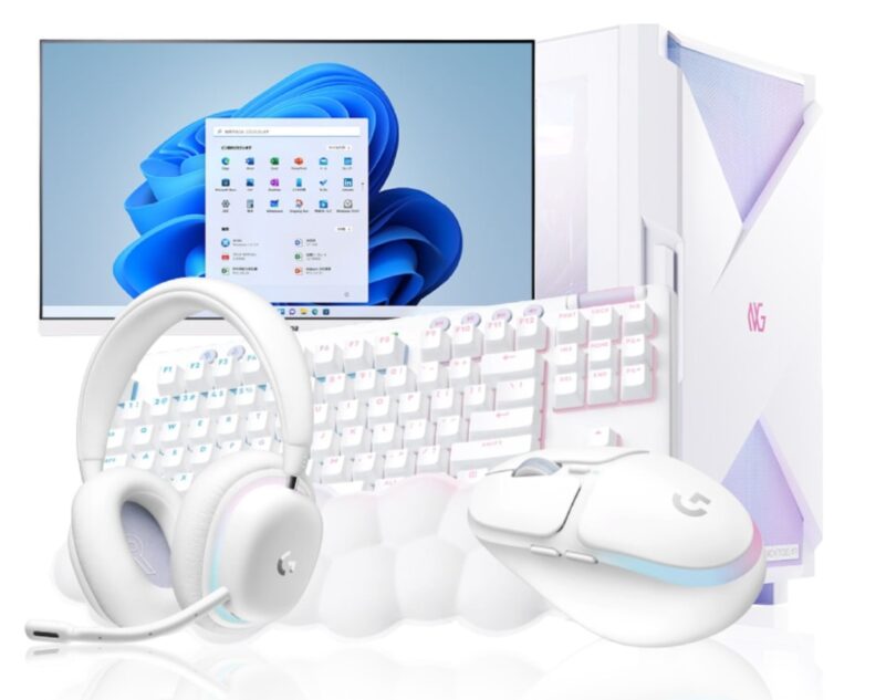 NEXTGEAR JG-A7G70(オーロラコレクションセット)の本体＆アクセサリー類の外観