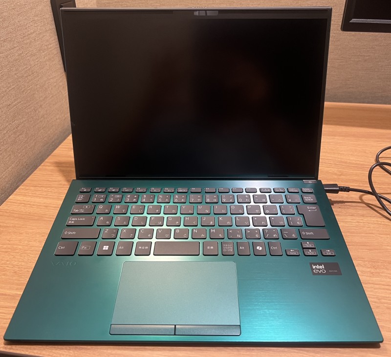 VAIO SX14R利用時の正面ビュー