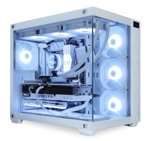 【GAMER】Ryzen7 5700X_GeForce RTX 5060 Ti 8GB Whiteの本体の外観