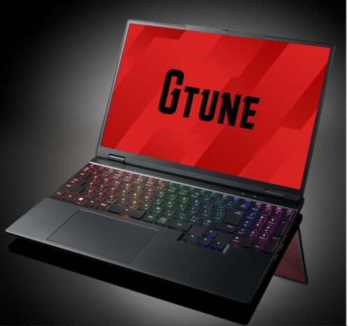 マウスコンピューターのG TUNE E5-I7G60BK-A（ノートパソコン）の本体の外観