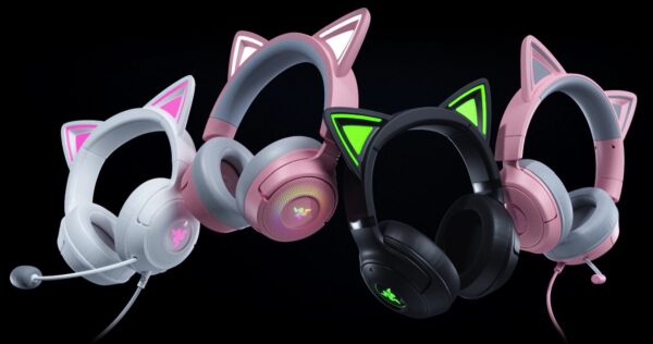 RAZER KRAKEN KITTY シリーズ（ゲーミングヘッドセット）の見た目&カラーバリエーション