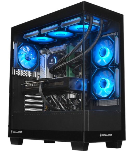 ドスパラのGALLERIA FPC7A-R56T16G-Bの本体の外観