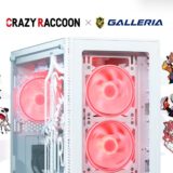 GALLERIA Crazy Raccoon コラボモデルの公式イメージ画像