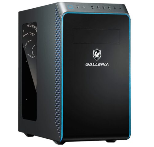 ドスパラのFF7リバース推奨モデル_GALLERIA RM7C-R57の本体の外観