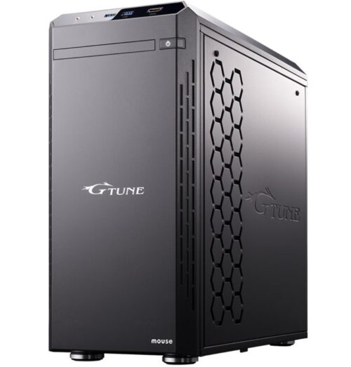 マウスコンピューターのFF7リバース推奨モデル_G TUNE DG-A7A8Xの本体の外観