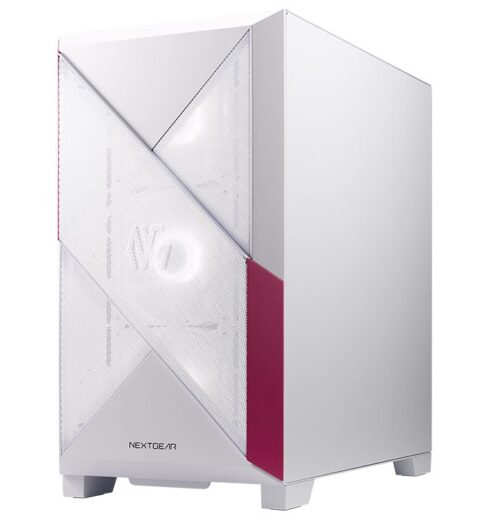 マウスコンピューターのNEXTGEAR JG-A7G6T（ホワイト）の本体の外観