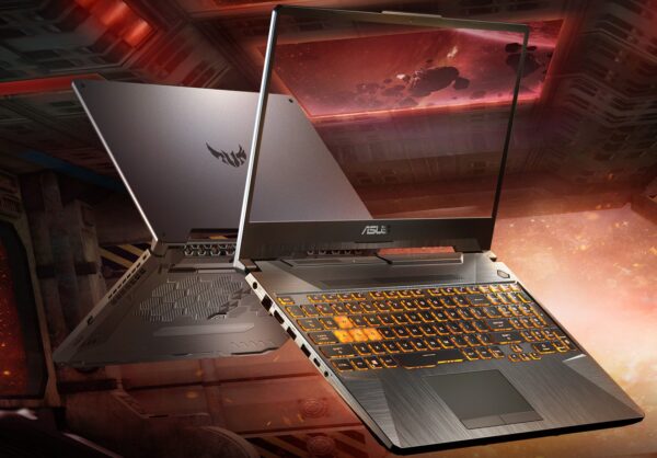 ASUSのTUF Gaming A15の本体の外観