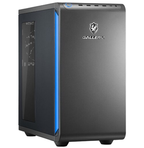ドスパラのゲーミングデスクトップPC「GALLERIA XPC7M-R57-GD」の本体の外観