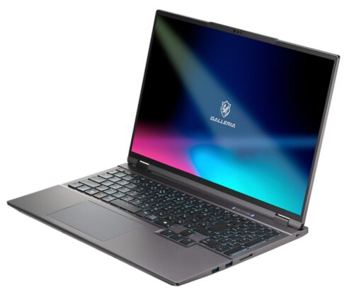 ドスパラのゲーミングノートパソコン_GALLERIA XL7C-R56-6Aの本体の外観