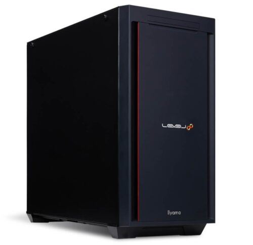 パソコン工房のiiyama PC LEVEL-R7B6-R96X-REX-XVIの本体の外観