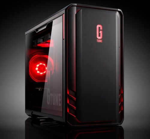 マウスコンピューターのゲーミングデスクトップ「G TUNE DG-I5G6T」の本体の外観