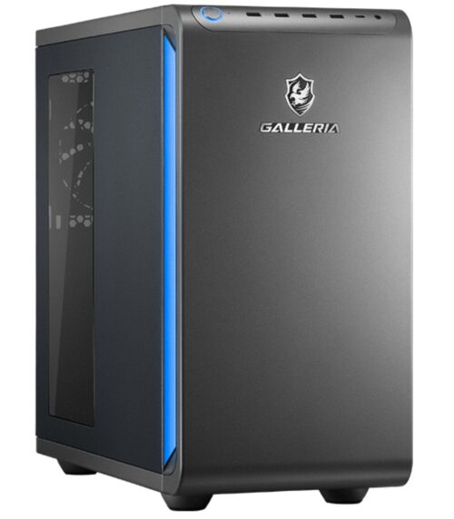 ドスパラのゲーミングデスクトップPC「GALLERIA XPR7M-R56T16G-GD」の本体の外観