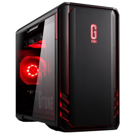 マウスコンピューターのデスクトップゲーミングPC「G TUNE DG-I7G70」の本体の外観