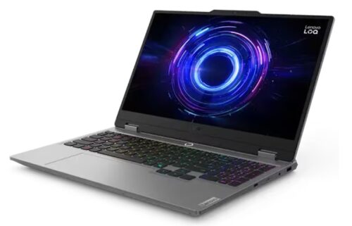 Lenovo LOQ 15IRX10（15.6型 Intel）の本体の外観