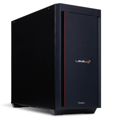 パソコン工房のiiyama PC LEVEL-R7B6-R75F-LA1Xの本体の外観