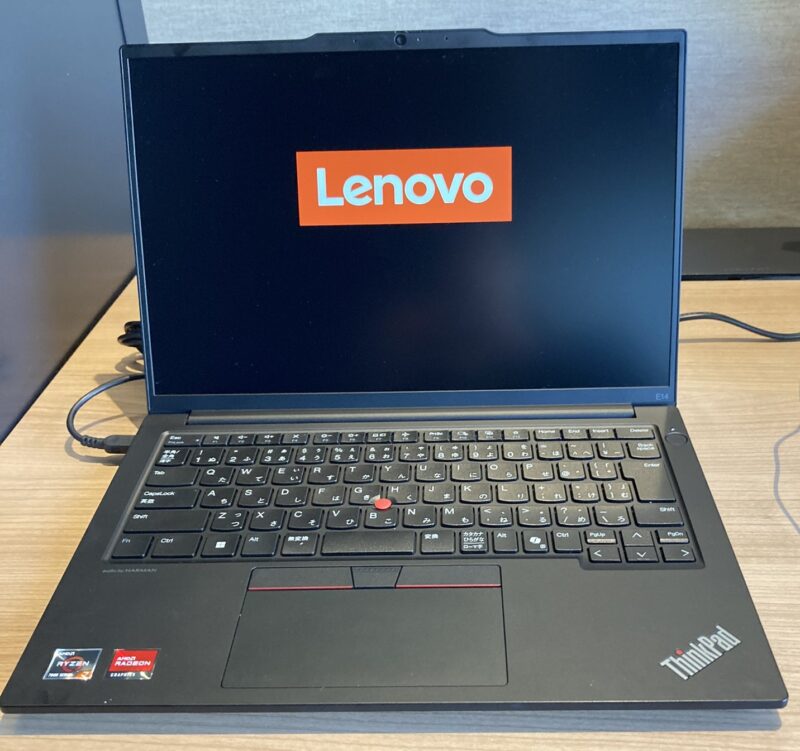 1.■ThinkPad E14 Gen 6の正面ビジュアル