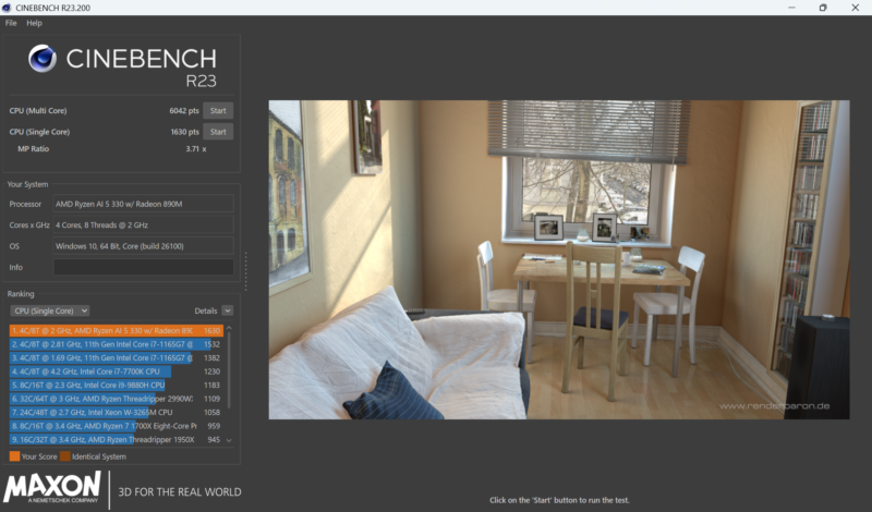 21.■■Cinecbench2種（Single multi）_1
