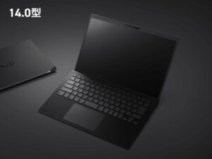 VAIO SX14-R (VJS4R18) ALL BLACK EDITIONの本体の外観