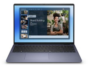 Dell 16 ノートパソコン(ミッドナイト ブルー)の本体の外観