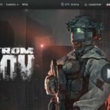 タルコフの公式のトップページのスクショ