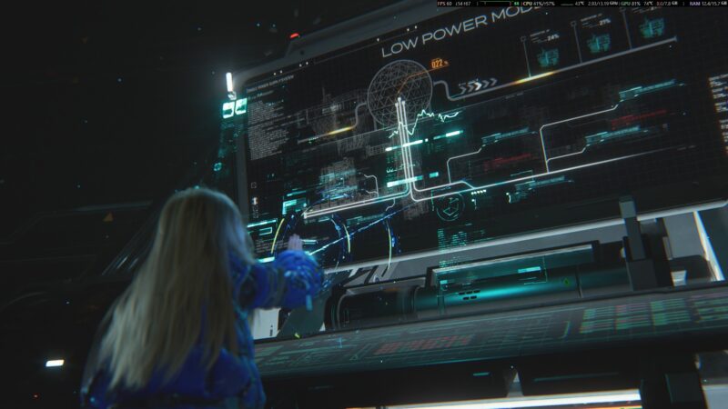 PRAGMATA SKETCHBOOKのプレイ時のワンシーン6