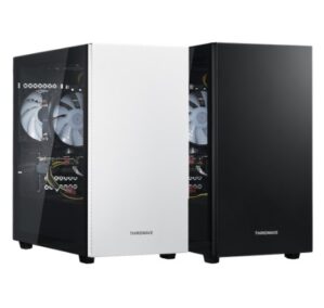 THIRDWAVE AD-R7X56A-01W Ryzen7 5700X搭載（ブラック＆ホワイト）の本体の外観