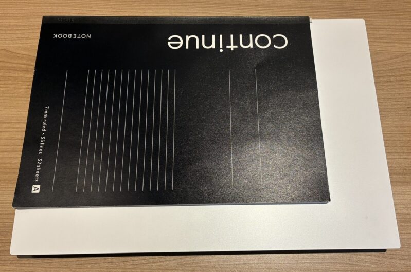 5.■ LAVIE Direct N16本体をノートとサイズ比較