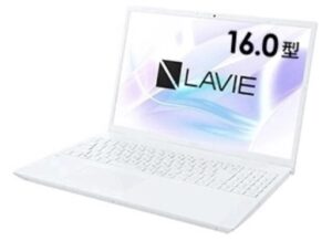 LAVIE Direct N16 (ホワイト)の本体の外観