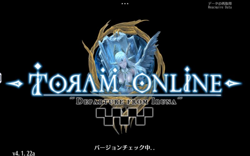 Legion Tabでトーラムオンラインをプレイしている画面のスクリーンショット_1_タイトル画面