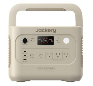 ポータブル電源 1000 New（サンドゴールド）の本体の見た目