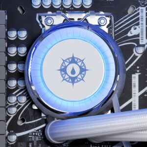 イブラヒムコラボモデルのカスタム水冷ヘッドの見た目